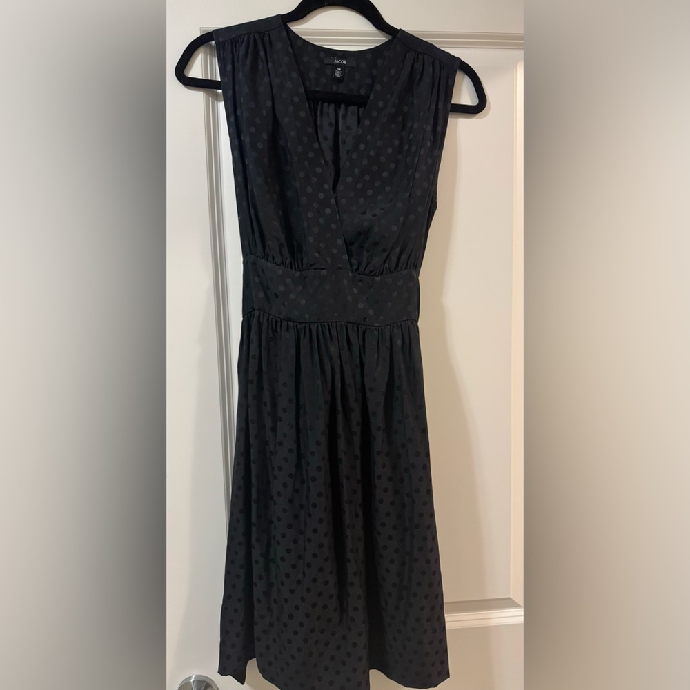 Jacob Black Sleeveless V-Neck Midi Sundress